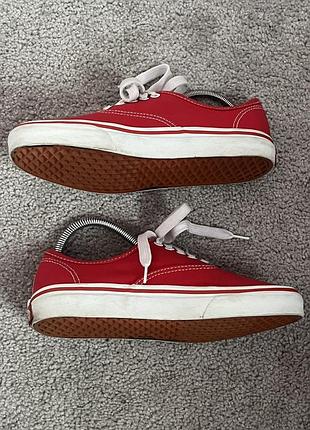 Кеди унісекс vans authentic red 5