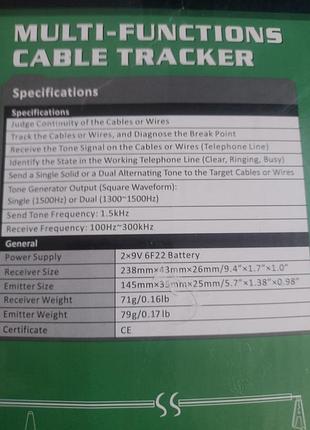 Детектор скрытой проводки mastech ms6812 3