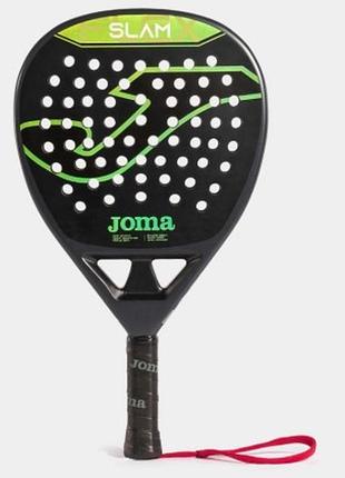 Ракетка для падел тенниса joma slam dark grey with cover