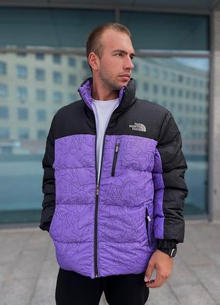 Пуховик the north face black/violet 8