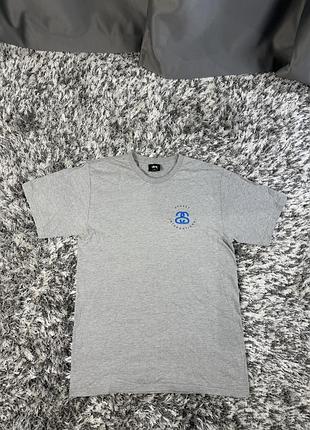 Футболка чоловіча stussy сіра розмір m