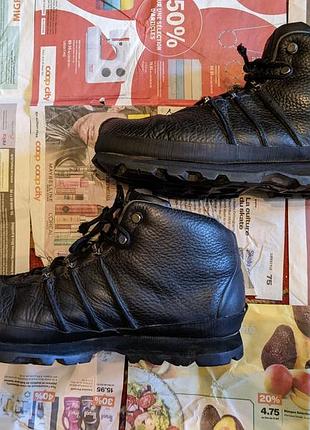 Кожаные трекинговые ботинки кроссовки adidas outdoor mountain grip (оригинал)