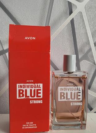 Туалетна вода avon individual blue strong для чоловіків