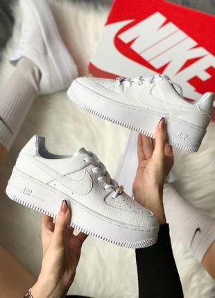 Кросівки nike air force 1 sage low white кросівки