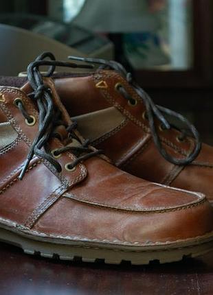 Clarks sawtel, чоловічі шкіряні черевики, р. 45, устілка 29 см