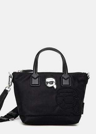 Сумка жіноча karl lagerfeld ikon чорна