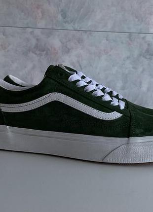 Vans чоловічі кросівки темно зелені осінь замша 42 розмір