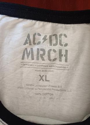 Ac/dc офіційний мерч лонгслів 4