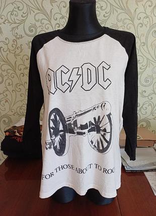 Ac/dc официальный мерч лонгслив