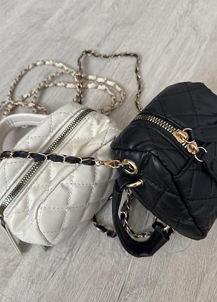 Сумка для жінок mini case - black/ivory