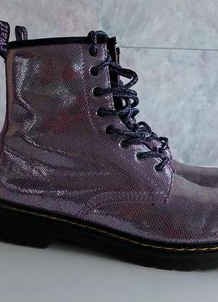 Dr martens жіночі шкіряні чоботи осінь оригінал рожеві 37 розмір