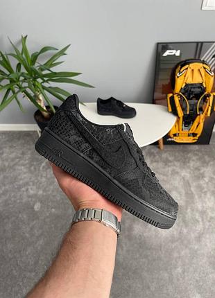 Стильні кросівки nike kobe bryant air force 1 triple black mamba 🐍