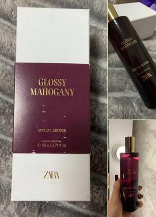 Парфуми zara glossy mahogany (special edition), 80 ml