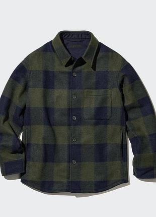 Рубашка утепленная унисекс uniqlo