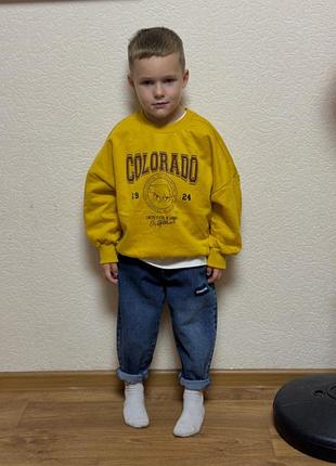 Джинси для хлопчика, сині, 6 років, джинс