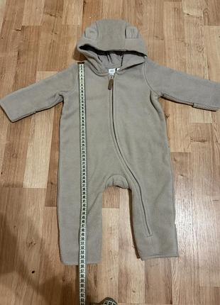 Комбінезон утеплений дитячий h&m, розмір 62, 1-3 місяці.