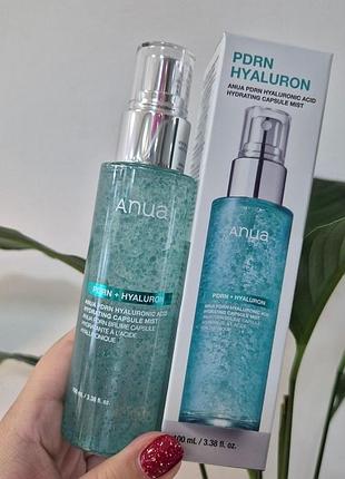 Спрей для обличчя anua pdrn hyaluronic acid hydrating capsule mist 100 мл