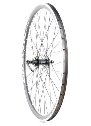 Колесо переднє 29" (подвійний алюмінієвий обід з доріжкою під v-brake, 36h, втулка neco ms37f, disk/v-brake, ексцентрик)