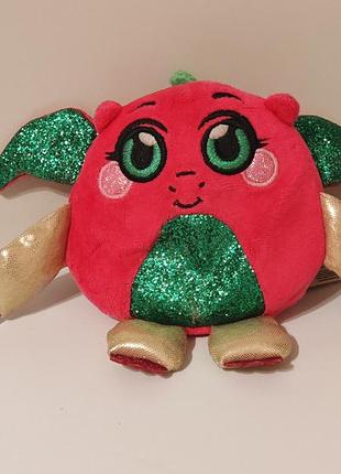 Mush meez squeezy squishy moldable stuffed plush 6" dragon, игрушка антистресс жемкаялка 4