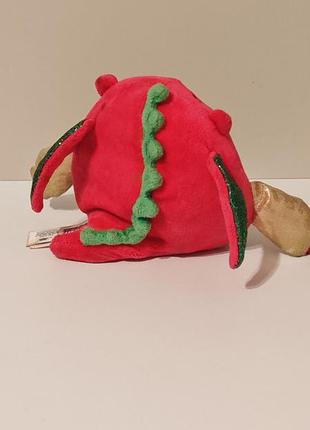 Mush meez squeezy squishy moldable stuffed plush 6" dragon, игрушка антистресс жемкаялка 6