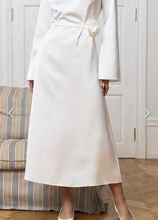 Сукня атласна міді 4