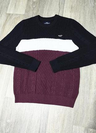 Чоловічий брендовий светр hollister, розмір м.