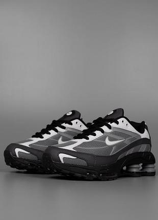 Кросівки чоловічі nike shox ride 2 sp black gray/white найк шокс райд 2 чорні