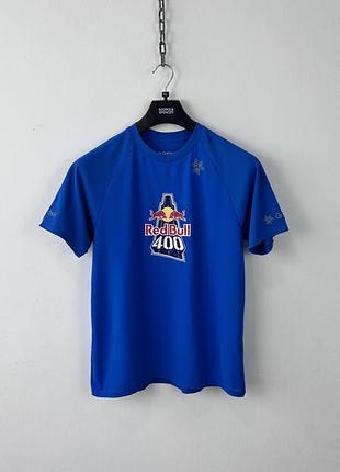 Футболка спортивна goldwin red bull 400 mens running shirt blue size 3 m japan outdoor athletic tee