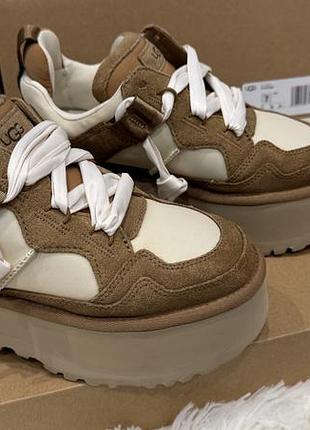 Кросівки жіночі ugg astromel білі, коричневі, розмір 38
