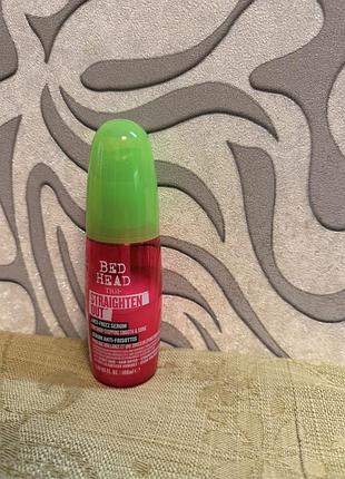 Сироватка для волосся tigi straighten out anti-frizz serum