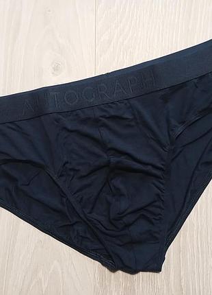 Мужские темно синие трусы слипы autograph marks &amp; spencer