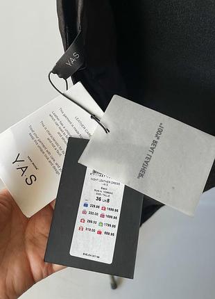 Шкіряна міні сукня yas 9