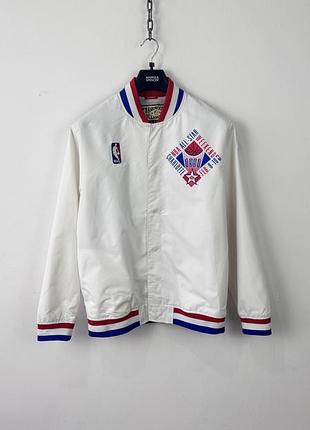 Куртка бомбер mitchell and ness hardwood classics nba all stars 1991 charlotte jacket sz 40 m