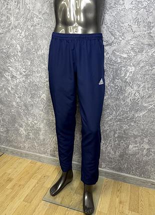 Adidas aeroready штаны m размер спортивные синие