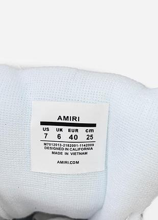 Amiri ma-1 black/white 4