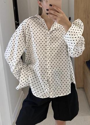 Сорочка в горох zara