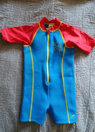 Гідрокостюм дитячий speedo, синьо-червоний