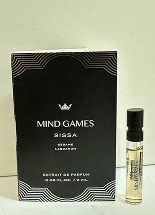 ❤️sissa extrait de parfum mind games, пробник, оригінал