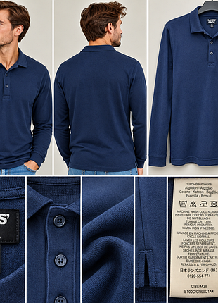 Мужское поло lands’ end /xl