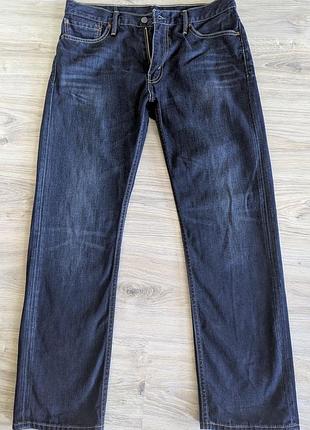 Чоловічі джинси levi’s 504 regular straight fit темно-сині