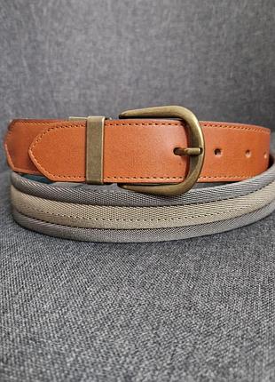Кожаный ремень massimo dutti