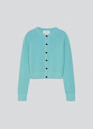 Мʼятний кардиган жіночий кашеміровий zara new