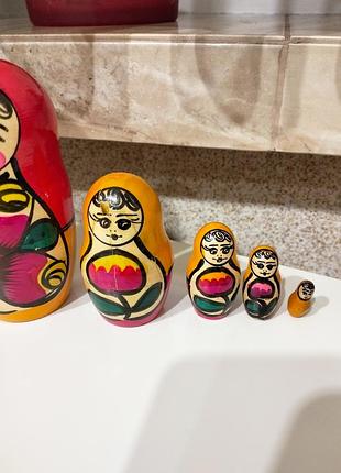 Набор матрешек винтаж дерево 4