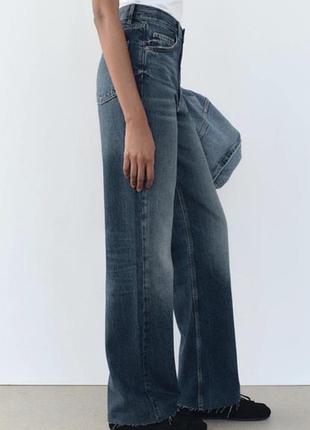 Джинси сині прямі zara