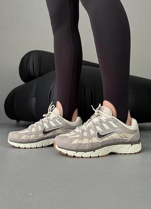 Чоловічі кросівки nike p-6000 se college grey light orewood