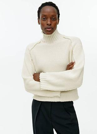 Светр arket mock-neck jumper р. xs