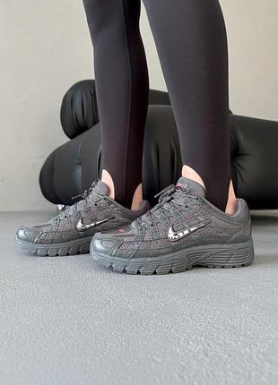 😍 женские кроссовки nike p-6000 anthracite iron grey