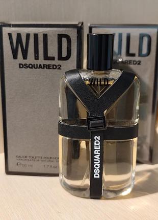 Туалетна вода dsquared² wild edt 50 мл для чоловіків