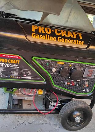 Бензиновий генератор procraft gp70