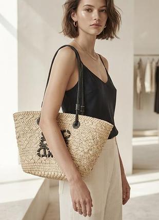 Сумка рафія loewe 49*27 3